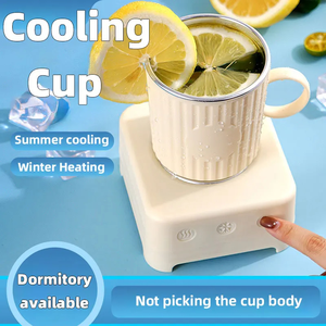 Shopify Trendy 400ml Mini hızlı soğutma kupası bira içecek hızlı soğutma buz yapım makinesi akıllı 2 in 1 soğutma ve ısıtma fincan - Product Image 2