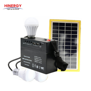 Mini sistema de iluminación de energía Solar portátil para exteriores con controlador PWM de Panel de silicio monocristalino de carga de CA para uso doméstico - Product Image 3