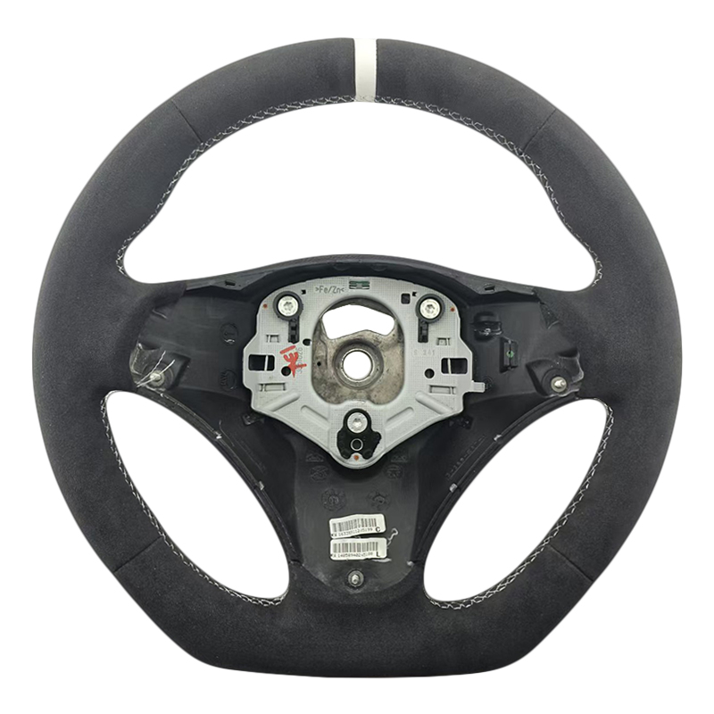 m series with holes+Alcantara+White Top Stripe+White Stitching
