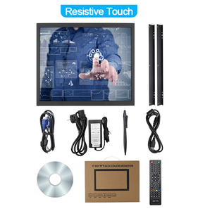 Monitor LED TFT LCD de 19 pulgadas, interfaz VGA con altavoz táctil o no táctil - Product Image 6