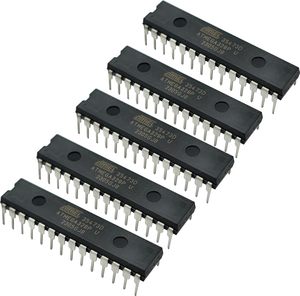 UNO DIP-28 ürün kategorisi ic'ler için Arduino ile uyumlu 5 paket ATmega328P-PU 8-bit mikrodenetleyici Bootloader