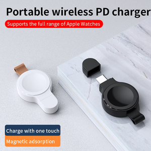 Mini taşınabilir USB C manyetik kablosuz şarj Apple izle Ultra serisi 8 7 6 5 4 SE 3 2 1 tip C seyahat şarj için iWatch - Product Image 5