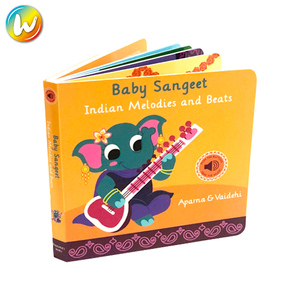 High Quality Printing Eco-Friendly Music Custom Sound <strong>Book</strong> Print Children Cardboard Sound <strong>Book</strong> for Kids - Product Image 4