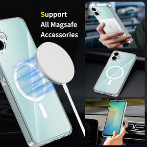 Casing ponsel Samsung Galaxy A06 5G, casing penutup belakang tahan guncangan, casing ponsel Anti gores tipis 1.5mm Pc keras transparan bening pori halus - Product Image 4