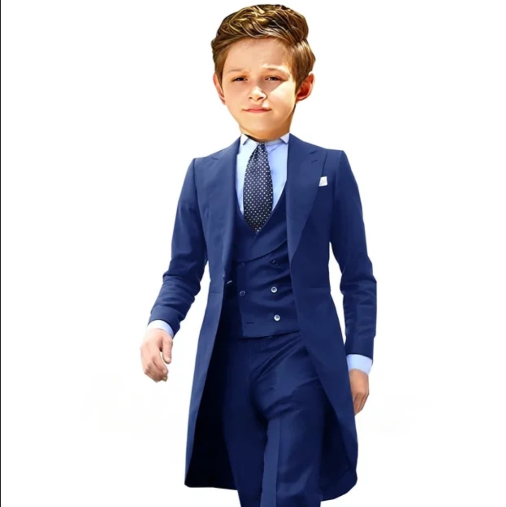 Gilet et pantalon bleu marine