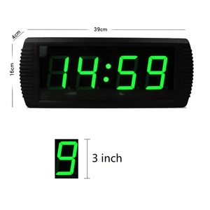 Personalizzato funzione multipla orologio da parete a LED elettronico Display 3 pollici digitale conto alla rovescia cronometro Timer per uso interno - Product Image 1