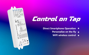 Умная панель Wi-Fi, умный светодиодный контроллер, один белый CCT RGB RGBW RGB + CCT 2,4 ГГц беспроводной пульт дистанционного управления - Product Image 3