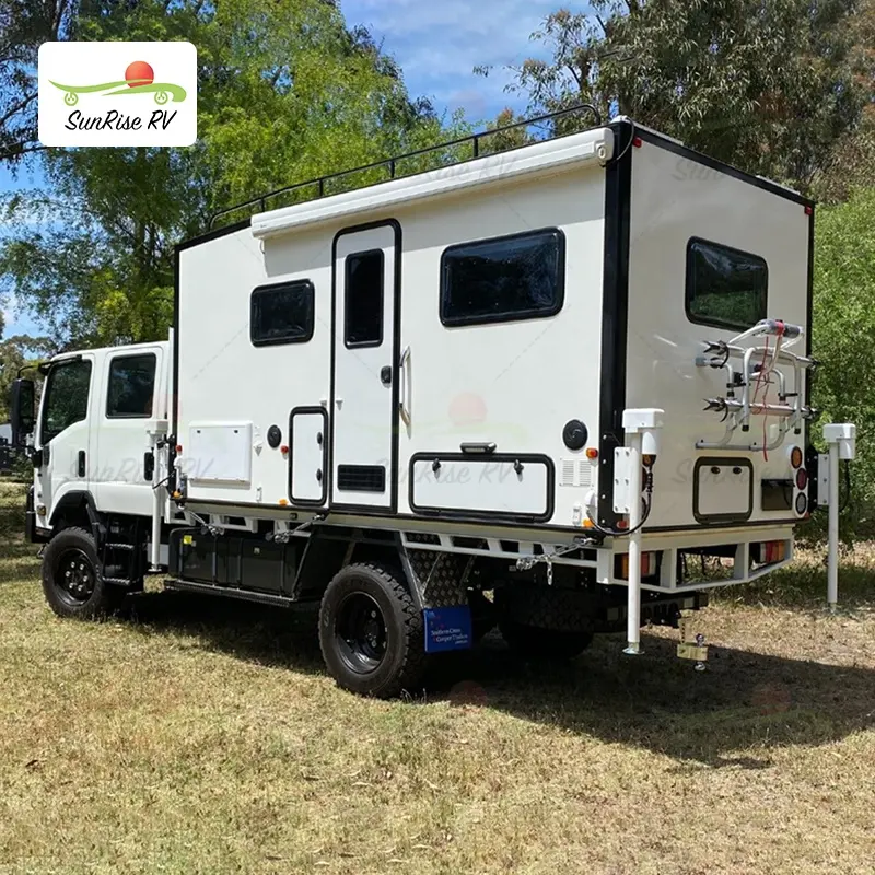 Precio de fabricación Offroad Mobile Travel Camping Unimog Truck Camper 4x4 Expedition Caravan Truck Camper Travel Trailer