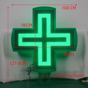 Arc Cross Led Apotheken schild, große P10 programmier bare Außen bildschirm anzeige - Product Image 2
