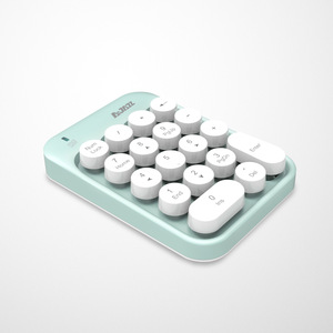 AK18 teclado numérico inalámbrico 18 teclas teclado PBT teclado financiero Mini teclado inalámbrico