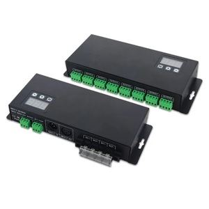 Display digitale a 24 canali 3 mostra Console codice indirizzo DMX DC5V 12V 24V segnale PWM a tensione costante RGB 24CH DMX512 Decoder - Product Image 4