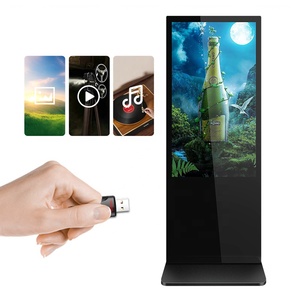 Cómo usar USB para reproducir el video de la imagen publicitaria/CÓMO usar la señalización digital sin WiFi internet web solo reproductor USB - Product Image 2