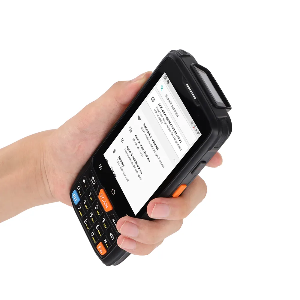 CARIBE pl40l PDA WIFI 4G Quad-core CPU Android 8.1 OS Barcode Scanner Windows Mobile PDA für Industry Warehouse