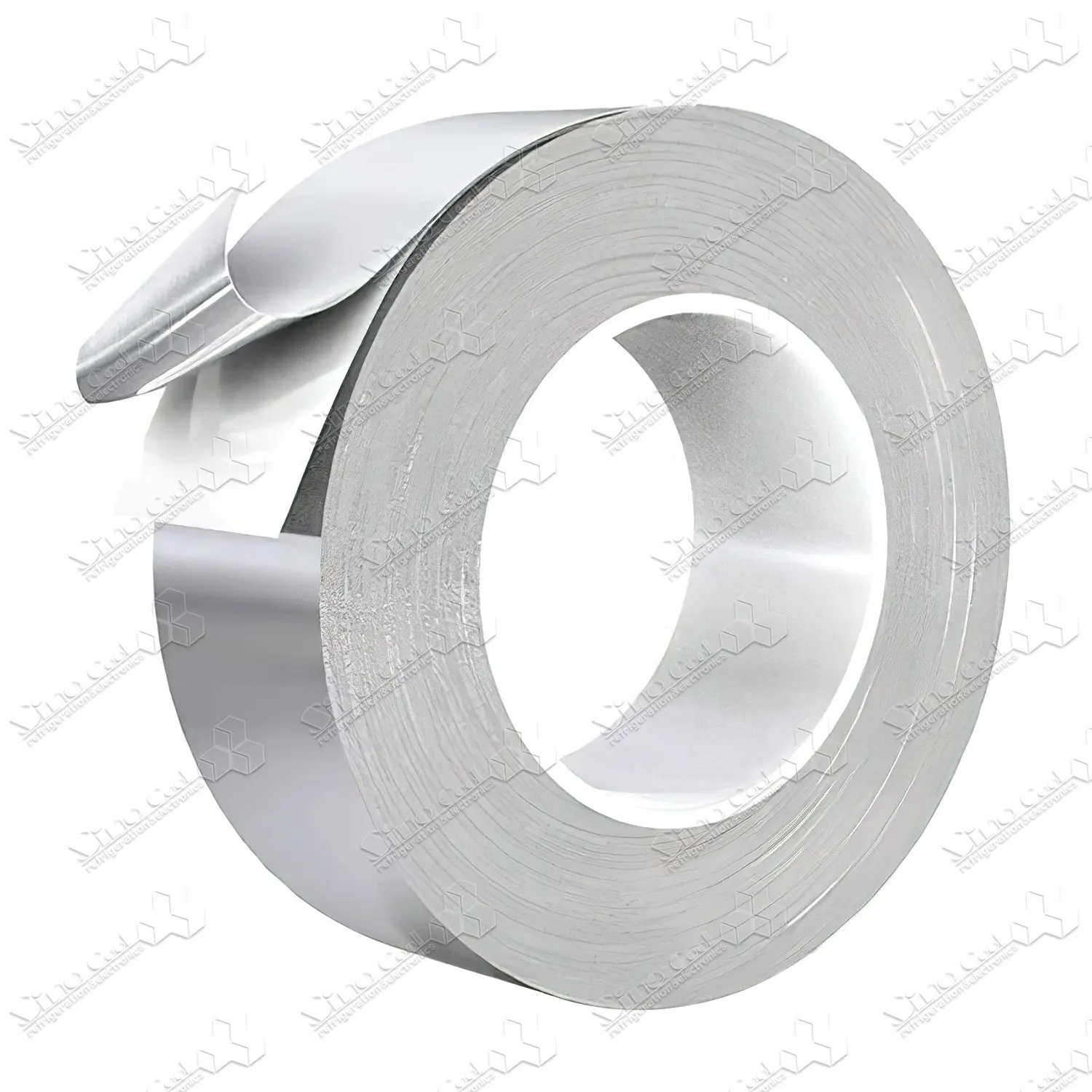 Revestimiento de liberación de adhesivo ignífugo de aluminio Cinta de papel de aluminio HVAC