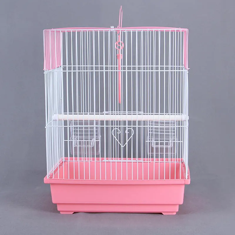 Altas vendas de gaiolas de pássaros grandes gaiolas Periquito são fáceis de limpar para a agricultura de aves tamanhos personalizados e tamanhos multicoloridos projetados