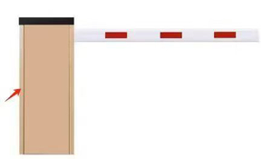 שער ביטחון אוטומטי 24v מנוע ללא מברשות עבור מחסומי תנועה
