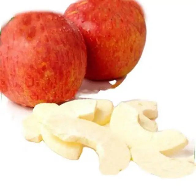 100% натуральные и сладкие фрукты чипсы FD нарезанные яблоки (5-7 мм)