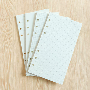 Papel de repuesto para libreta de hojas sueltas, 6 agujeros, A5/A6, Cuenta de mano, línea horizontal interna, páginas interiores personalizadas, cuaderno - Product Image 6