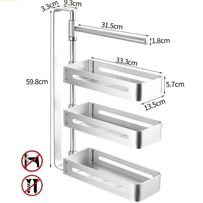 Quatre couches + tige (argent)