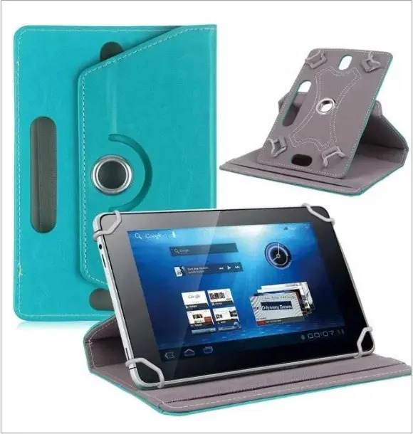 אוניברסלי 7 8 9 10 אינץ 360 תואר Rotatable סיבוב Flip סטנד עור Tablet Case עבור iPad 7 8 10.2 "2019 2020