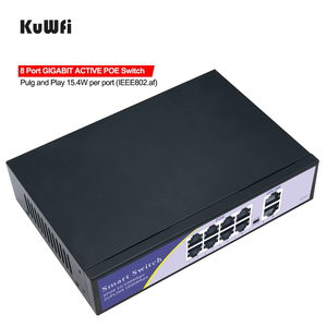 OEM KuWFi Gigabit verwaltet 8 Port Circuits Board Edge 52V 120W TP Link 1000 MBit/s Poe Switch für Computernetz werke