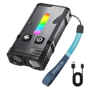 Boruit EV10 1100lm Aufladbare Multifunktions-Schlüssel bund LED Aluminium Mini-Taschenlampe Langstrecken-Taschenlampe mit Magnet - Product Image 1