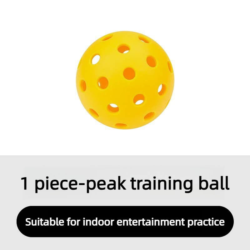 Palla da pickleball gialla con 40 fori (per esterni)