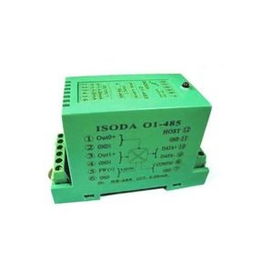 Convertidor aislador de señal analógica industrial con interfaz de comunicación RS485 para programación de PLC - Product Image 1