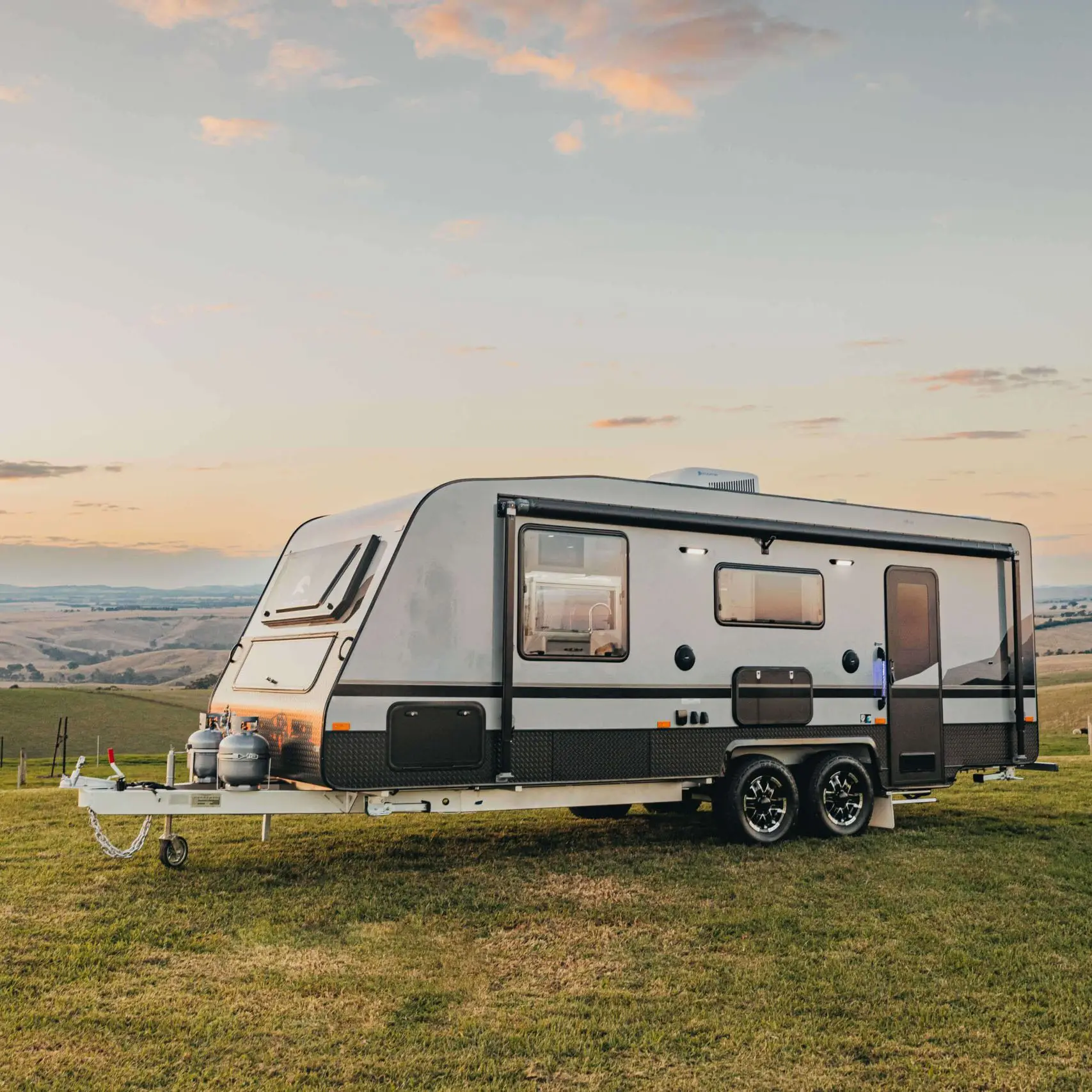 Caravanas campista padrão australiano móvel caravana Off Road trailer campista