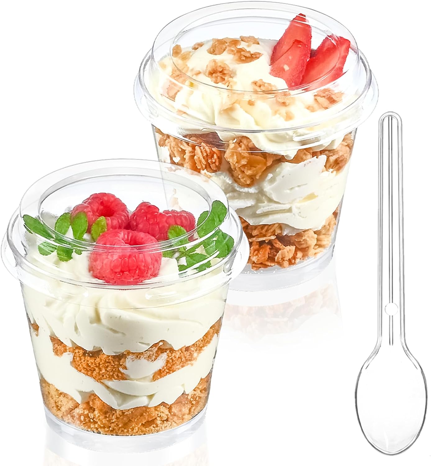transparent cup+lid
