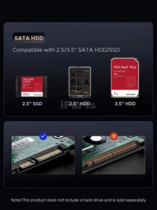 IParts <strong>Orico</strong> 2Bay NVME &amp; SATA Cross-protocol Offline Clone Type-C 10Gbps Hard Drive Docking Station for NVME M.<strong>2</strong> <strong>2</strong>.5&quot; 3.5&quot; HDD - Product Image 2
