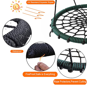 Zoshine Sản Xuất Tùy Chỉnh Vườn Tổ Đu Đa-Sợi Dây Dừng Đầy Màu Sắc An Toàn Chiếc Đĩa Cây Đu Bay Đu - Product Image 3