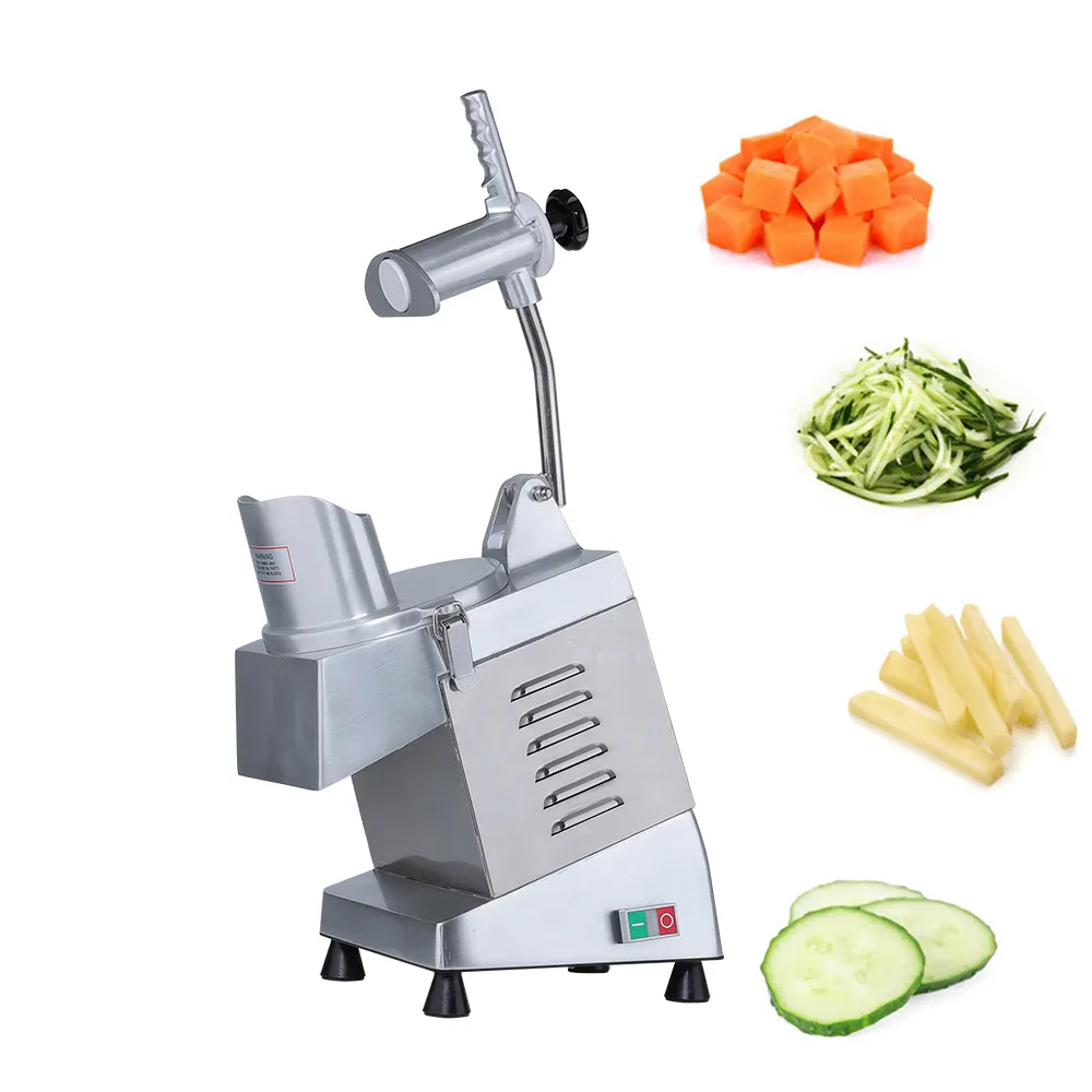 Robot da cucina elettrico in acciaio inossidabile taglierina per verdure industriale affettatrice per patate macchina per dadi per cipolle robot da cucina commerciale