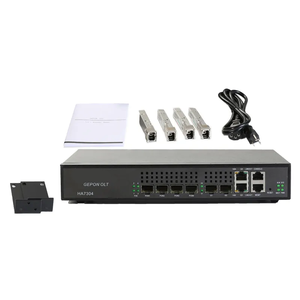 Mini 4-Port OLT <strong>Network</strong> Solution with Gpon Epon Ftth Fiber Optic SFP Form Factor Used POE <strong>IP</strong> <strong>TCP</strong> WIFI PON <strong>Networks</strong> ONT Required - Product Image 3