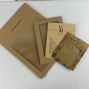 Großhandel Custom CD Stoff umschlag Kosten günstige Papier verpackung in Karton Brieftasche Stil Stilvolle Papier umschläge - Product Image 3