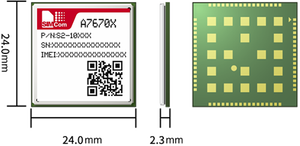 Módulo SIMCom A7670SA 7670 LTE Cat1 LGA compatible con modos de comunicación inalámbrica de/1/GSM/GPRS/EDGE - Product Image 2