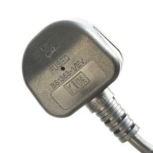 Yüksek kalite 1.5 metre 250V 13A kablosu IEC 60320 C5 ile 3-Pin elektrik 5A İngiltere güç kablosu son güç kabloları uzatma kabloları kabloları - Product Image 5