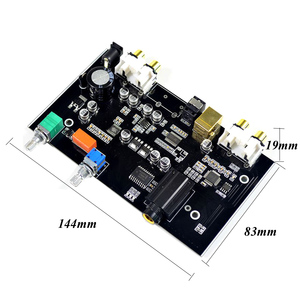 Panel óptico USB PCM5100 MS8416, entrada NE5532 OP DC 12V 24bit 192K con Control de volumen de Audio, tablero DAC B9-007 - Product Image 3