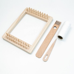 迷你织布机套件木制梳子针线 - Product Image 2