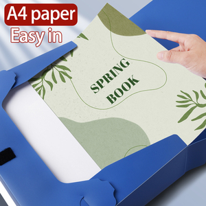 A4サイズファイルボックスオフィスフォルダープラスチックファイルボックスドキュメントレシートファイルボックス - Product Image 6