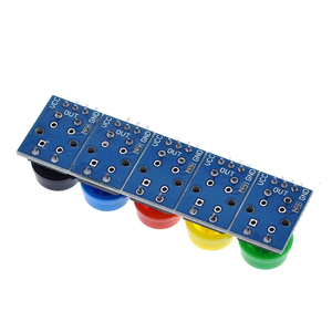 12 X12MM Big Key Modul Big Button Modul Licht Touch Switch Modul mit Hut High Level Ausgang für Arduino oder Raspberry Pi 3