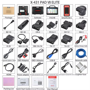 2025 für alle Autos Original Launch X431 PadVII Kostenloses Update ECU Programmer X431 Support Online-Programmierung