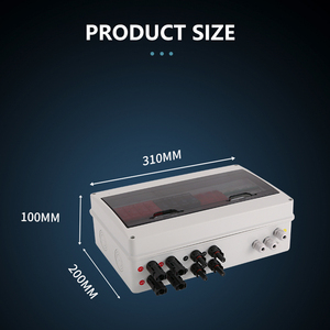 XIONGISOLAR IP65 DCコンバイナーボックス屋外防水4入力1出力1000Vソーラーサージ雷保護 - Product Image 4