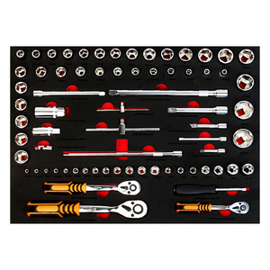 全421件工具箱，带手动工具套件，用于车库存储工具滚轮柜拉杆箱 - Product Image 6
