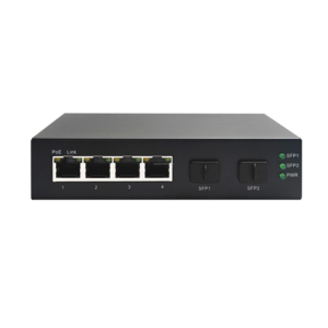 Conmutador Gigabit PoE de 4 puertos, LAN Ethernet estándar de 48V para conmutadores de red de RED DE CÁMARA IP CCTV - Product Image 1