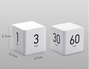 Kunden spezifisch 15-20-30-60 Minuten Cube Countdown Timer Kochen Küche Timer Study Timer