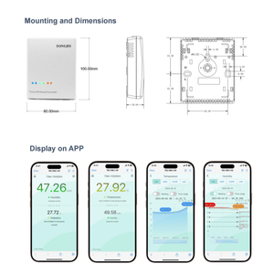 WiFi Enabled Temperature &amp; Humidity Sensing Transmitter <strong>Data</strong> <strong>Logger</strong> Air Quality Monitor with RS485 Interface <strong>Modbus</strong> <strong>RTU</strong> Protocol - Product Image 3
