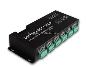 DMX512 Decoder RGBW-Steuerung 24 Kanäle DMX512 Controller LED-Decoder für Bühnen licht RGBW-Streifen lampe