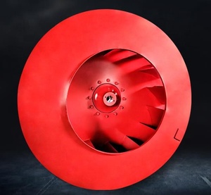 后向双进风叶轮，柜式离心风机配件，风机叶轮厂家直销。 - Product Image 6