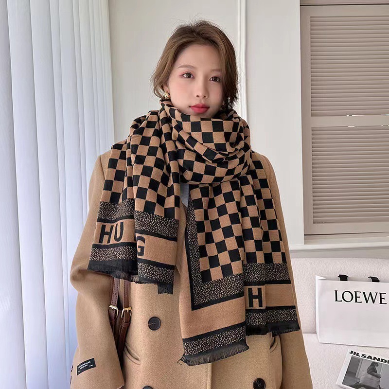 Checkered coffee color